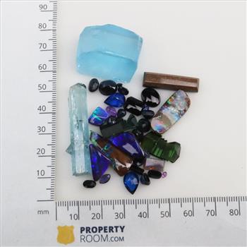 35 Faceted And Cabochon Loose Jewelry Craft Stones