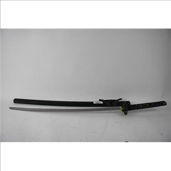 36' Samurai Sword With Floral Pattern Grip Handle