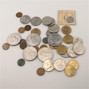 36 US & Foreign Coins
