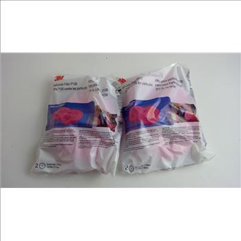 3M Particulate Filter P100, 2 Packages