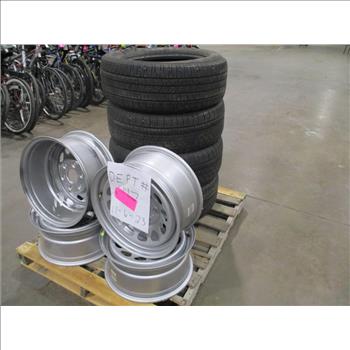 4 Chevy Rims W / 4 Goodyear Eagle RSA Tires