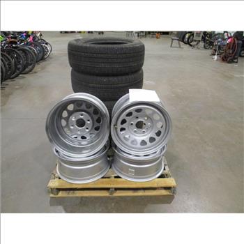4 Chevy Rims W / 4 Goodyear Eagle RSA Tires