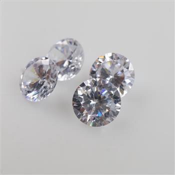 4 Clear Loose Jewelry Craft Stones