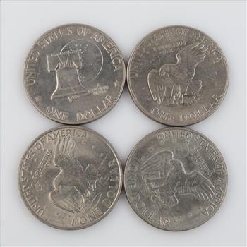 4 Eisenhower Dollars