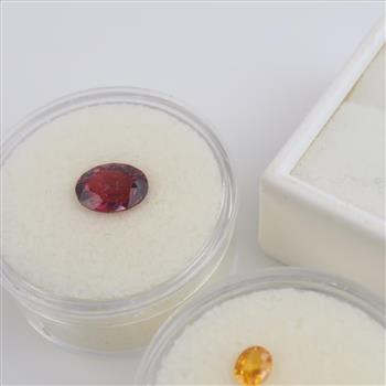 4 Faceted Loose Jewelry Craft Stones