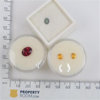 4 Faceted Loose Jewelry Craft Stones