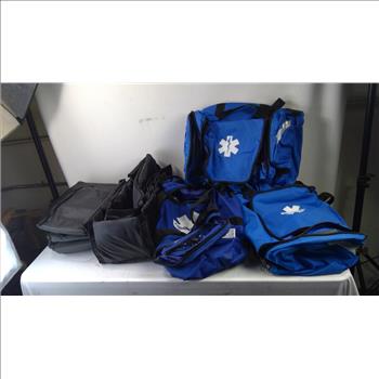 4 Medical Bags W/ 4 Bag Inserts