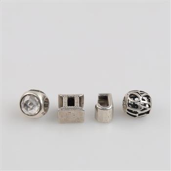 4 Pandora Sterling Silver Charms