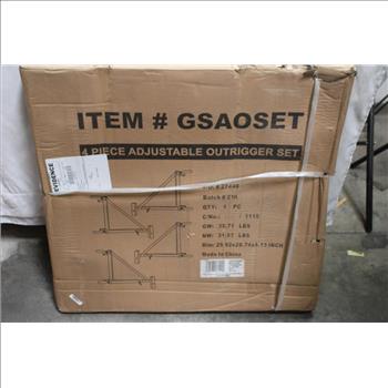 4 Piece Adjustable Outrigger Set