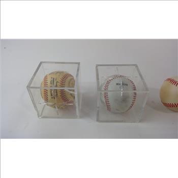 4 Signed Baseballs