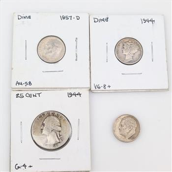 4 Silver US Coins | Property Room