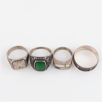4 Sterling Silver Rings