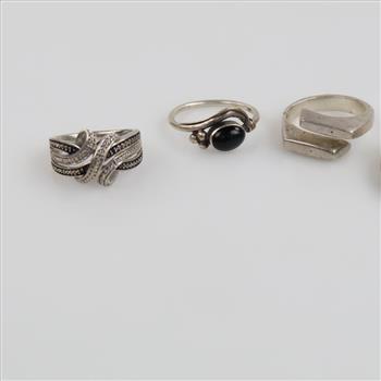 4 Sterling Silver Rings