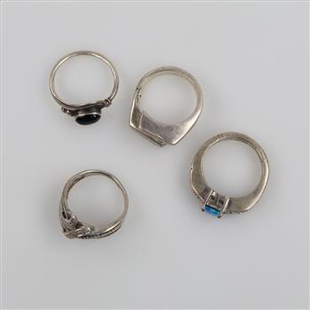 4 Sterling Silver Rings