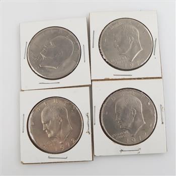 4 US Eisenhower Dollars