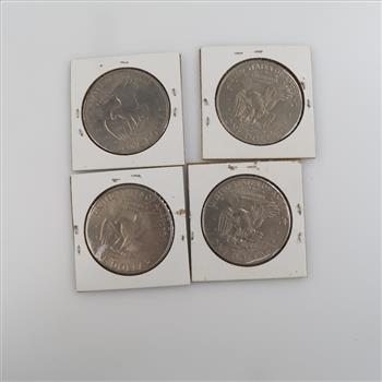 4 US Eisenhower Dollars