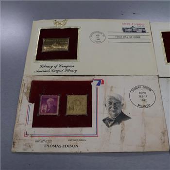4 US First Day Of Issue Stamps