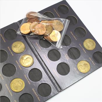 40 U.S. Presidents Tokens With Coin History Of The U.S. Presidents Booklet