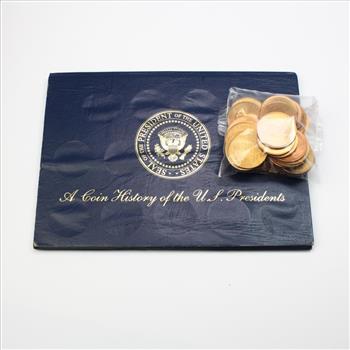 40 U.S. Presidents Tokens With Coin History Of The U.S. Presidents Booklet