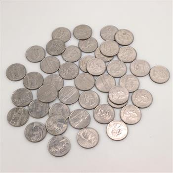 42 US Statehood Quarters