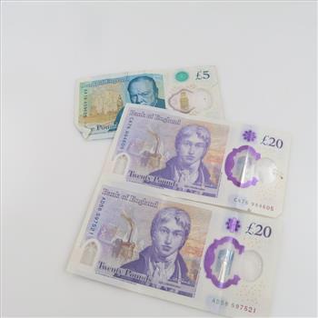 45 British Pounds