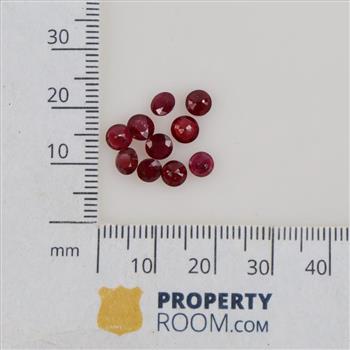 4.80cts TW Loose Rubies, 10 Pieces -Evaluated By Our Certified Gemologist-AGS/GIA