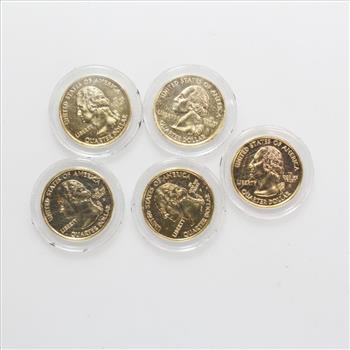 5 America's New 2005 Holographic State Quarters