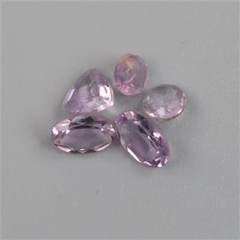 5  Amethyst Oval Loose Stones