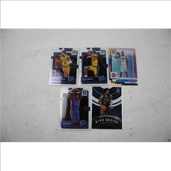 5  Assorted Trading Cards