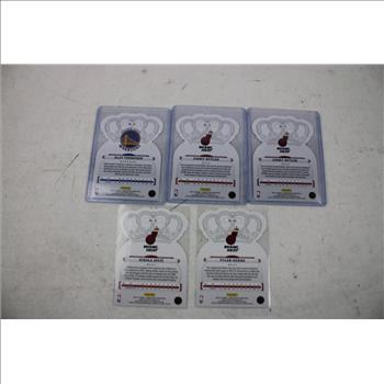 5  Assorted Trading Cards