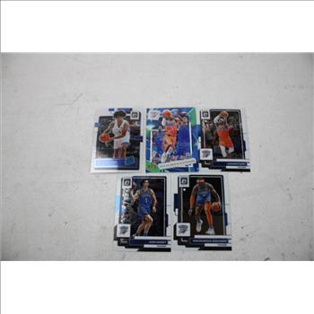 5  Assorted Trading Cards