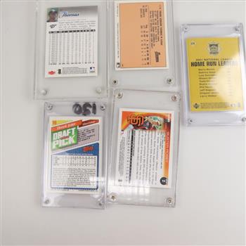 5 Baseball Trading Cards