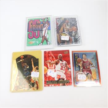 5 Basketball Trading Cards
