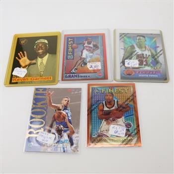 5 Basketball Trading Cards