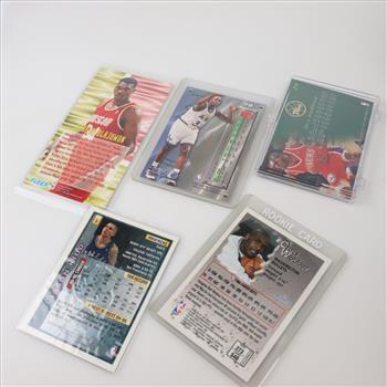5 Basketball Trading Cards