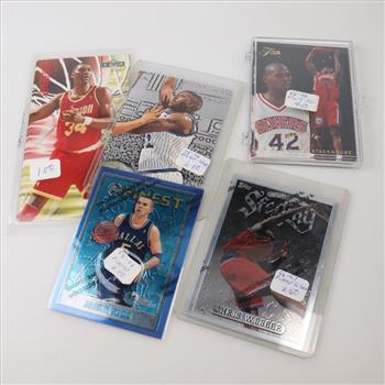 5 Basketball Trading Cards