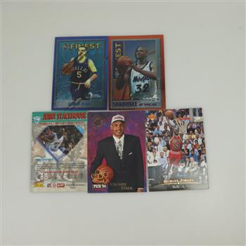 5 Basketball Trading Cards