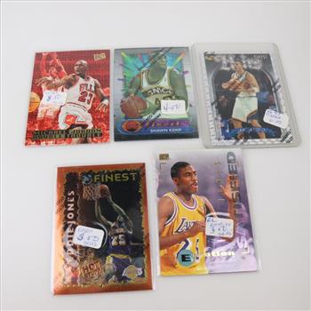 5 Basketball Trading Cards