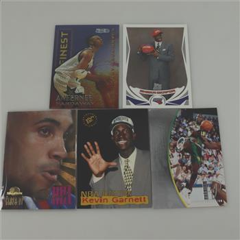 5 Basketball Trading Cards