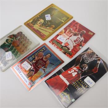 5 Basketball Trading Cards