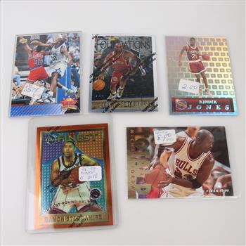 5 Basketball Trading Cards