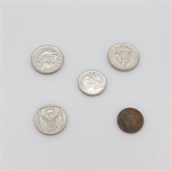 5 Foreign Coins