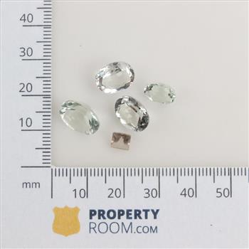 5 Loose Light Blue Quartz