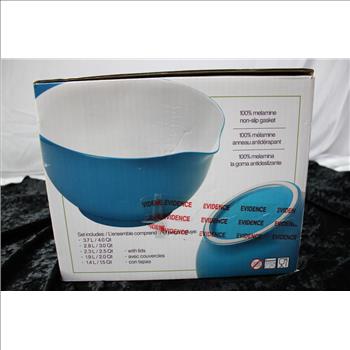 5 Piece Melamine Bowl Set With Lids