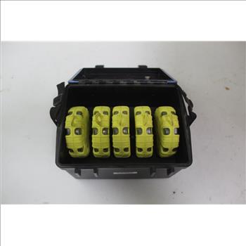 5 PowerFlare Rechargeable LED Safety Flares With Charging Case