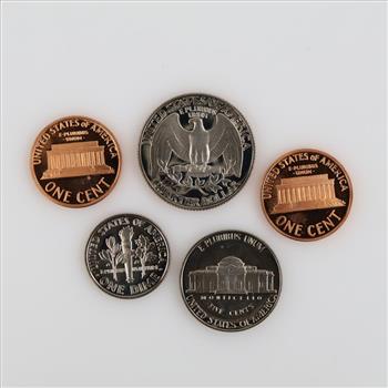 5 US Proof Coins