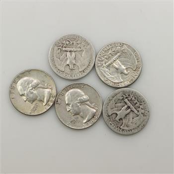5 US Silver Coins