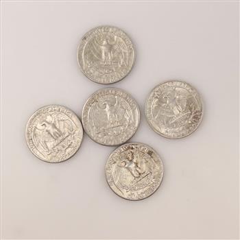 5 US Silver Coins