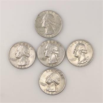 5 US Silver Coins