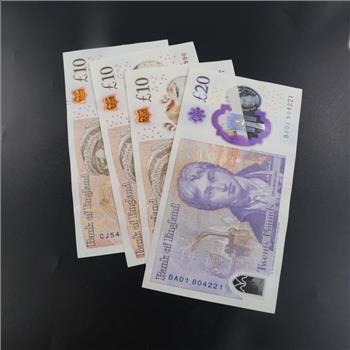 50 British Pounds Sterling